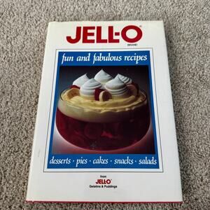 Vintage 1998 JELL-O Fun and Fabulous Recipes Hardback Cookbook Beekman House